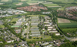 Auf dem Areal der ehemaligen Barker Barracks soll das Paderborner Zukunftsquartier entstehen. - Gerd Vieler Auf dem Areal der ehemaligen Barker Barracks soll das Paderborner Zukunftsquartier entstehen. - Gerd Vieler