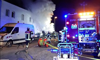 Großeinsatz für die Feuerwehr in Albaxen in der vergangenen Woche. - Feuerwehr Höxter Großeinsatz für die Feuerwehr in Albaxen in der vergangenen Woche. - Feuerwehr Höxter