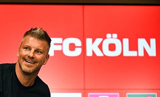 Lukas Kwasniok hat sich als neuer Cheftrainer des 1. FC Köln vorgestellt. - Federico Gambarini/dpa Lukas Kwasniok hat sich als neuer Cheftrainer des 1. FC Köln vorgestellt. - Federico Gambarini/dpa