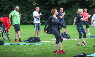Umsonst und draußen: Bei der Aktion „Sport im Park“ des SSB kamen im Sommer 2020 Tausende in Schwung. Foto: Sarah Jonek - Sarah Jonek Umsonst und draußen: Bei der Aktion „Sport im Park“ des SSB kamen im Sommer 2020 Tausende in Schwung. Foto: Sarah Jonek - Sarah Jonek