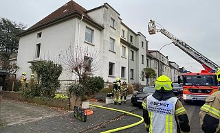 An der Ludwigstraße kommt es zu einem Wohnungsbrand. - Ralph Meyer An der Ludwigstraße kommt es zu einem Wohnungsbrand. - Ralph Meyer