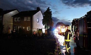 Unwetter und Blitzschlag in Bielefeld. - Sarah Jonek Unwetter und Blitzschlag in Bielefeld. - Sarah Jonek