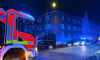Im zweiten Obergeschoss dieses Mehrparteinwohnhauses in der Schulstraße hat es im rückwärtigen Bereich in einem Schlafzimmer gebrannt. - Ralph Meyer Im zweiten Obergeschoss dieses Mehrparteinwohnhauses in der Schulstraße hat es im rückwärtigen Bereich in einem Schlafzimmer gebrannt. - Ralph Meyer