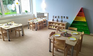 Die Kita "Holzwürmchen" in Lübbecke gibt es seit fünf Jahren. - Kita Concept GmbH Die Kita "Holzwürmchen" in Lübbecke gibt es seit fünf Jahren. - Kita Concept GmbH