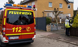 Die Feuerwehr rückte in den Süden Bielefelds aus. - Christian Mathiesen Die Feuerwehr rückte in den Süden Bielefelds aus. - Christian Mathiesen