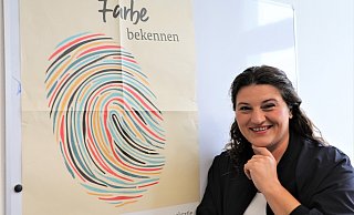 Semira Klenk ist seit einem halben Jahr Koordinatorin des Bundesprogramms Demokratie leben in Warburg. - Simone Flörke Semira Klenk ist seit einem halben Jahr Koordinatorin des Bundesprogramms Demokratie leben in Warburg. - Simone Flörke