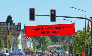 Corona ist schuld: Am kommenden Wochenende darf das "Lange-Straßenfest" nicht gefeiert werden. - Stadt Spenge Corona ist schuld: Am kommenden Wochenende darf das "Lange-Straßenfest" nicht gefeiert werden. - Stadt Spenge
