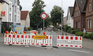 Seit Mittwoch ist die Prinzenstraße wegen Sanierungsarbeiten dicht. Die Umleitung sorgt für Verwirrung. - Nicole Hille-Priebe Seit Mittwoch ist die Prinzenstraße wegen Sanierungsarbeiten dicht. Die Umleitung sorgt für Verwirrung. - Nicole Hille-Priebe