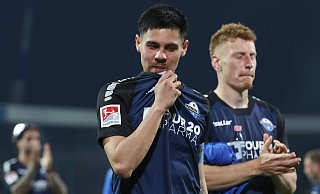 Raphael Obermair (v.l.) und Laurin Curda mussten sich mit ihrem SC Paderborn der Eintracht aus Braunschweig geschlagen geben. - IMAGO/Jan Huebner Raphael Obermair (v.l.) und Laurin Curda mussten sich mit ihrem SC Paderborn der Eintracht aus Braunschweig geschlagen geben. - IMAGO/Jan Huebner