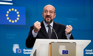 Charles Michel will bei den Europawahlen im Juni 2024 kandidieren. - Virginia Mayo/AP/dpa Charles Michel will bei den Europawahlen im Juni 2024 kandidieren. - Virginia Mayo/AP/dpa