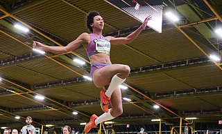 Gut beim Comeback: Malaika Mihambo. - Bernd Thissen/dpa Gut beim Comeback: Malaika Mihambo. - Bernd Thissen/dpa