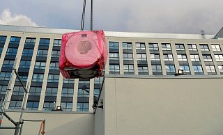 Über neun Tonnen wiegt das neue MRT-Gerät. - Klinikum Über neun Tonnen wiegt das neue MRT-Gerät. - Klinikum