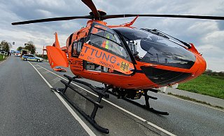 Am Sonntag landete der Rettungshubschrauber Christoph 13 bei einem Fußballspiel auf dem Platz. - Symbolfoto: Gerald Dunkel Am Sonntag landete der Rettungshubschrauber Christoph 13 bei einem Fußballspiel auf dem Platz. - Symbolfoto: Gerald Dunkel