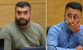 Vor Gericht: Jindar B. und Egit L. - Andreas Zobe Vor Gericht: Jindar B. und Egit L. - Andreas Zobe