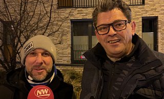 Nach dem Spiel gegen VfB Stuttgart II sprechen die Arminia-Fans über die Leistung der Mannschaft und das nächste Pokallos. - Jan Husmann Nach dem Spiel gegen VfB Stuttgart II sprechen die Arminia-Fans über die Leistung der Mannschaft und das nächste Pokallos. - Jan Husmann