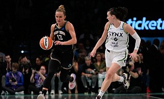 Leonie Fiebich hatte großen Anteil am ersten Titel für New York. - Pamela Smith/AP/dpa Leonie Fiebich hatte großen Anteil am ersten Titel für New York. - Pamela Smith/AP/dpa