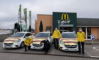 Ab sofort ist die Fahrzeug-Flotte in Paderborn unterwegs. - Mc Donalds's Ab sofort ist die Fahrzeug-Flotte in Paderborn unterwegs. - Mc Donalds's