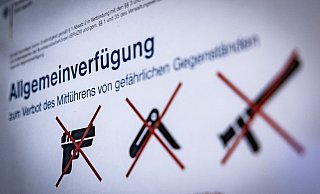 Am Wochenende wird der Bielefelder Hauptbahnhof zur Waffenverbotszone. - Mike-Dennis Müller Am Wochenende wird der Bielefelder Hauptbahnhof zur Waffenverbotszone. - Mike-Dennis Müller