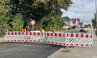 Die Bruchstraße ist seit rund zwei Monaten gesperrt. - Shannon-Lee Bendig Die Bruchstraße ist seit rund zwei Monaten gesperrt. - Shannon-Lee Bendig