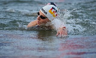 Leonie Beck hat nach Olympia pausiert und noch nicht wieder zu alter Stärke gefunden. - Vadim Ghirda/AP/dpa Leonie Beck hat nach Olympia pausiert und noch nicht wieder zu alter Stärke gefunden. - Vadim Ghirda/AP/dpa