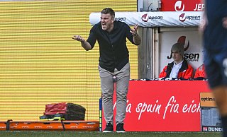 Paderborns Trainer Lukas Kwasniok wollte mehr als einen Punkt. - Armin Weigel/dpa Paderborns Trainer Lukas Kwasniok wollte mehr als einen Punkt. - Armin Weigel/dpa