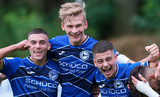Mit der A-Jugend von Arminia Bielefeld stieg Bjarne Pudel 2019 in die Bundesliga auf. - Andreas Zobe Mit der A-Jugend von Arminia Bielefeld stieg Bjarne Pudel 2019 in die Bundesliga auf. - Andreas Zobe
