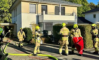 Die Paderborner Feuerwehr hat das Feuer schnell gelöscht. - Ralph Meyer Die Paderborner Feuerwehr hat das Feuer schnell gelöscht. - Ralph Meyer