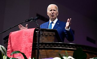 US-Präsident Joe Biden will Kritikern innerhalb der eigenen Partei trotzen. - Manuel Balce Ceneta/AP/dpa US-Präsident Joe Biden will Kritikern innerhalb der eigenen Partei trotzen. - Manuel Balce Ceneta/AP/dpa