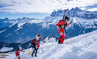 Skibergsteigen wird 2026 olympisch - das soll der Sportart einen großen Schwung bringen. - Maxime Schmid/KEYSTONE/dpa Skibergsteigen wird 2026 olympisch - das soll der Sportart einen großen Schwung bringen. - Maxime Schmid/KEYSTONE/dpa