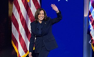 Kamala Harris spricht zum Abschluss des Parteitags über ihre Präsidentschaftskandidatur. - J. Scott Applewhite/AP Kamala Harris spricht zum Abschluss des Parteitags über ihre Präsidentschaftskandidatur. - J. Scott Applewhite/AP