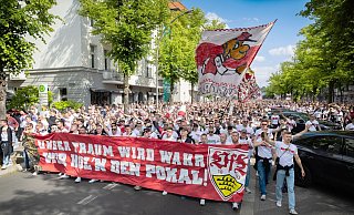 Der VfB Stuttgart will sich mit dem Pokalsieg einen Traum erfüllen. - Christoph Soeder/dpa Der VfB Stuttgart will sich mit dem Pokalsieg einen Traum erfüllen. - Christoph Soeder/dpa