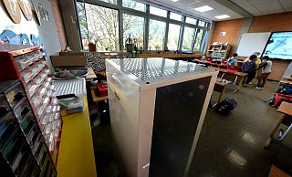 Mobile Raumluftfilter sollten in allen Grundschulen und den Klassenräumen der Jahrgänge 5 und 6 zum Einsatz kommen. - Andreas Frücht Mobile Raumluftfilter sollten in allen Grundschulen und den Klassenräumen der Jahrgänge 5 und 6 zum Einsatz kommen. - Andreas Frücht