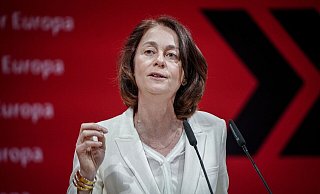 Katarina Barley führt die SPD als Spitzenkandidatin in die Europawahl am 9. Juni. - Kay Nietfeld/dpa Katarina Barley führt die SPD als Spitzenkandidatin in die Europawahl am 9. Juni. - Kay Nietfeld/dpa
