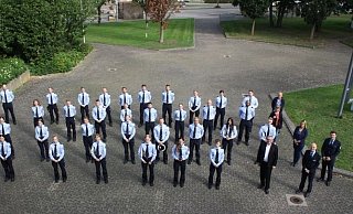 35 neue Beamtinnen und Beamte wurden am Dienstag im Kreis begrüßt. Foto: Polizei Minden-Lübbecke - Polizei Minden-Lübbecke 35 neue Beamtinnen und Beamte wurden am Dienstag im Kreis begrüßt. Foto: Polizei Minden-Lübbecke - Polizei Minden-Lübbecke