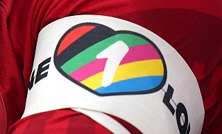 Die Diskussion um die «One-Love»-Binde sorgte bereits vor WM-Beginn für reichlich die Gesprächsstoff - Adam Davy/PA Wire/dpa Die Diskussion um die «One-Love»-Binde sorgte bereits vor WM-Beginn für reichlich die Gesprächsstoff - Adam Davy/PA Wire/dpa