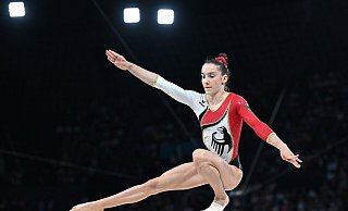 Saison-Debüt bei der EM-Qualifikation: Helen Kevric. - Marijan Murat/dpa Saison-Debüt bei der EM-Qualifikation: Helen Kevric. - Marijan Murat/dpa