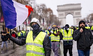 Proteste: Die Bewegung der Gelbwesten ist inzwischen abgeflacht. - picture alliance Proteste: Die Bewegung der Gelbwesten ist inzwischen abgeflacht. - picture alliance