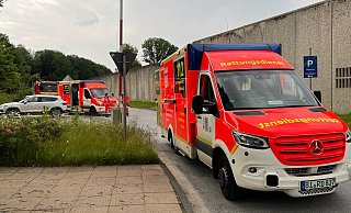 Feuerwehreinsatz in der JVA Brackwede. - Charlotte Mahncke Feuerwehreinsatz in der JVA Brackwede. - Charlotte Mahncke