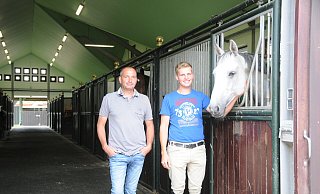 Peter Homrighausen und Sohn Marc Nüßing. - Anja Hanneforth Peter Homrighausen und Sohn Marc Nüßing. - Anja Hanneforth