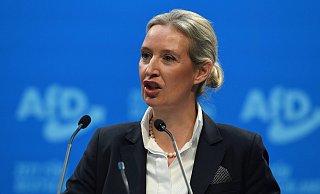 Alice Weidel, Bundessprecherin und Kanzlerkandidatin der AfD, wuchs in Harsewinkel im Kreis Gütersloh auf. - imago/Revierfoto Alice Weidel, Bundessprecherin und Kanzlerkandidatin der AfD, wuchs in Harsewinkel im Kreis Gütersloh auf. - imago/Revierfoto