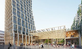 Das Wiener Architekturbüro würde den gesamten Bereich an der Bahnhofstraße auf links ziehen. - Delugan Meissl Associated Architects Das Wiener Architekturbüro würde den gesamten Bereich an der Bahnhofstraße auf links ziehen. - Delugan Meissl Associated Architects